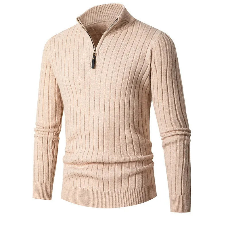 Pull Demi-Zippé Pour Hommes | Coupe Raffinée