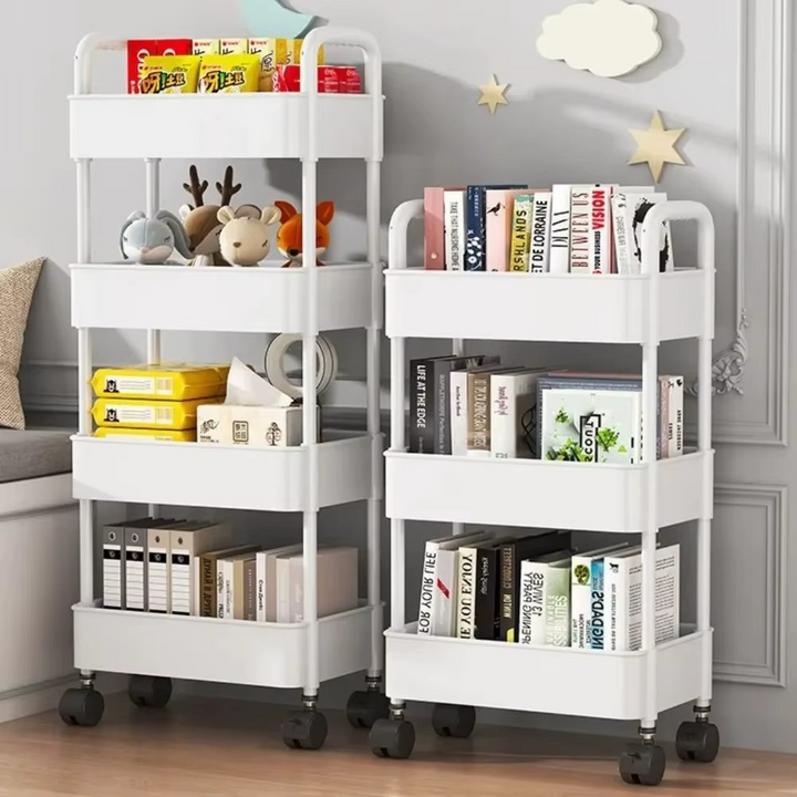 Rolling Storage Cart (3–5 Tier) | Kitchen, Bathroom & Laundry Organizer