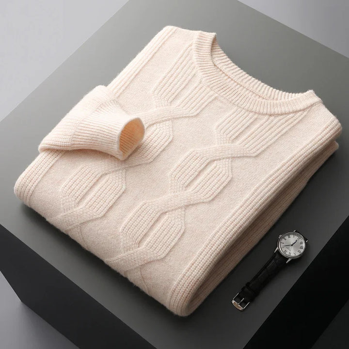 Pull en tricot luxueux, doux au toucher