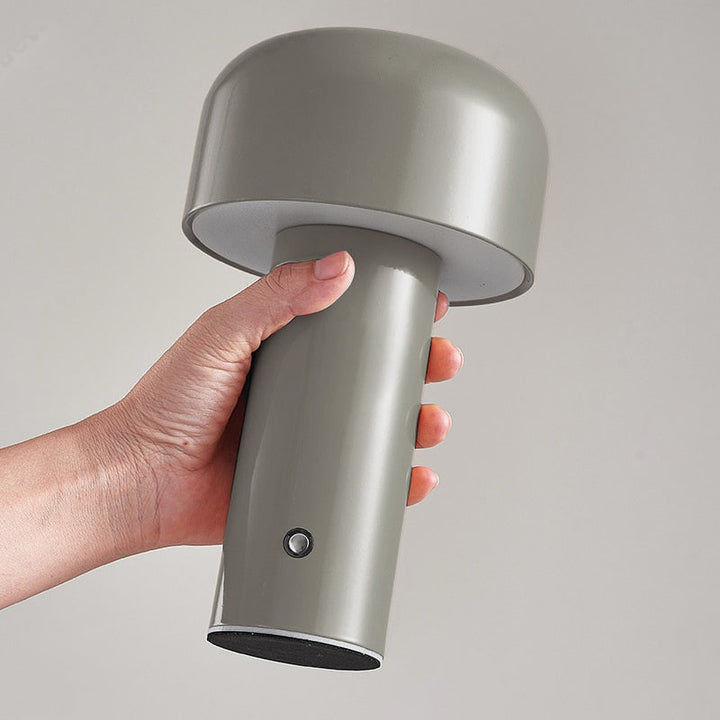 Lampe de table champignon sans fil, design italien