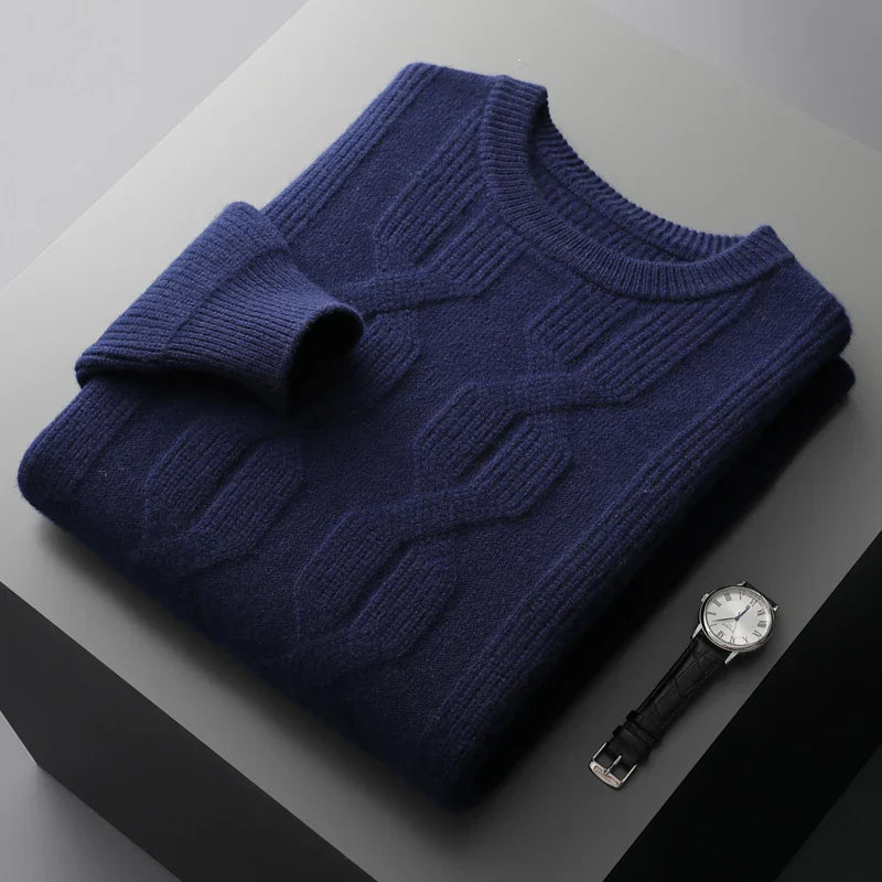 Pull en tricot luxueux, doux au toucher