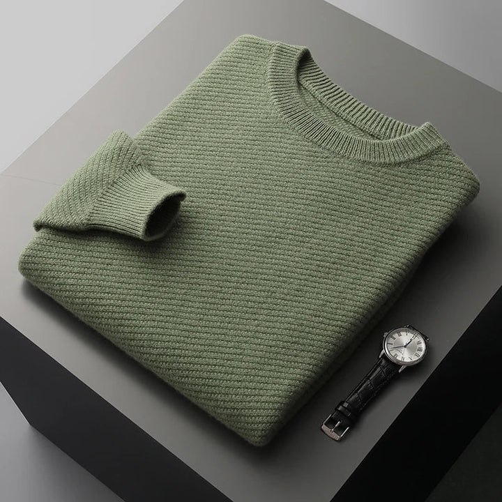 Pull en tricot confortable, mélange de laine douce