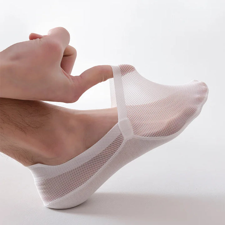 **6 PAIRES** - Chaussettes Invisibles Respirantes Antidérapantes