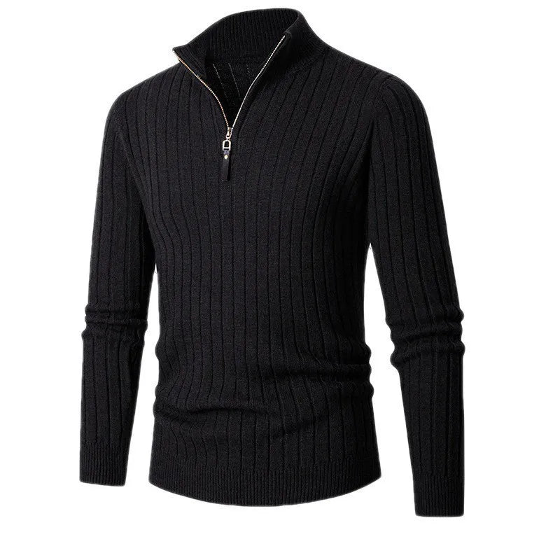 Pull Demi-Zippé Pour Hommes | Coupe Raffinée