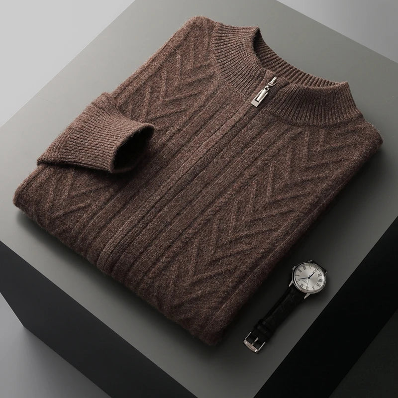 Pull en tricot à manches longues, design élégant