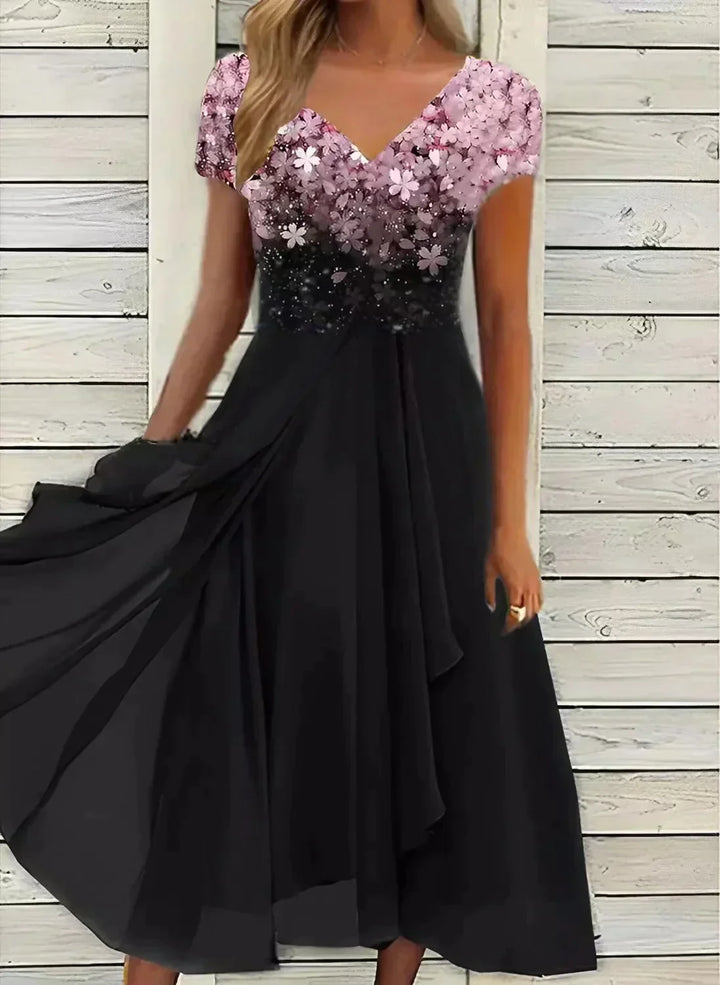 Robe de Soirée Femme en Mousseline Élégante | Légère & Fluide