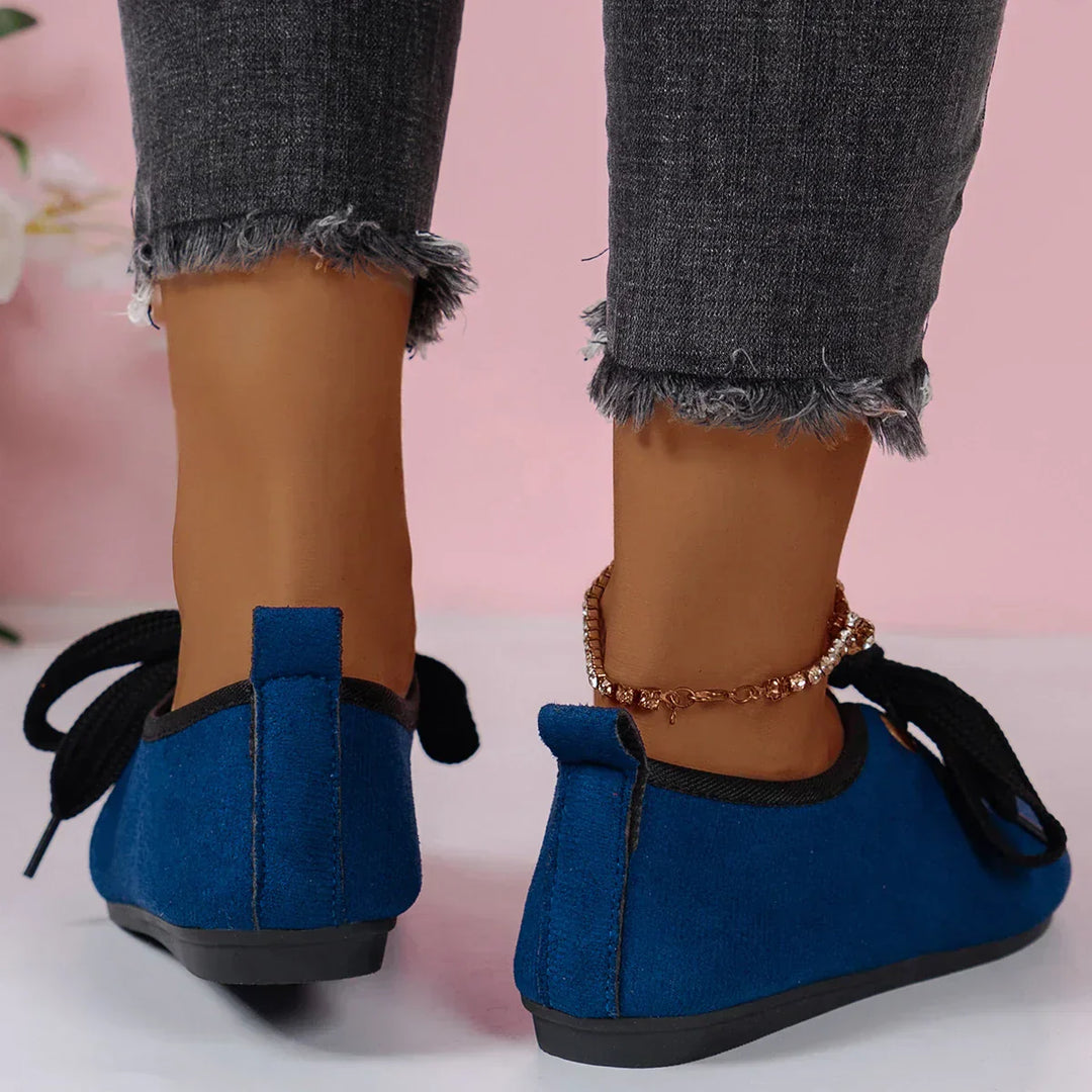Ballerines élégantes en daim pour femme | Chics et confortables