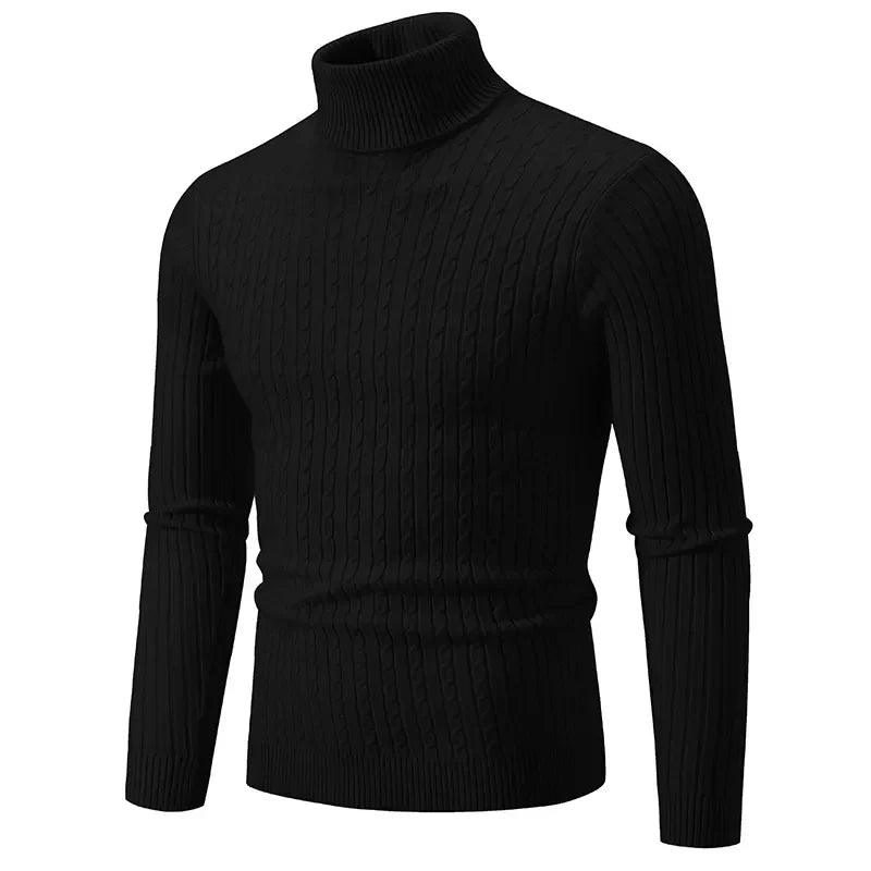Pull à col roulé élégant et confortable