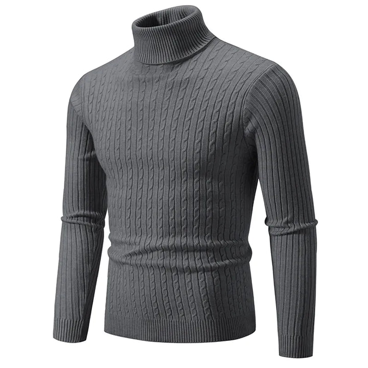 Pull à col roulé élégant et confortable