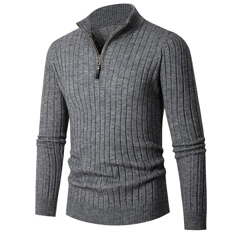 Pull Demi-Zippé Pour Hommes | Coupe Raffinée