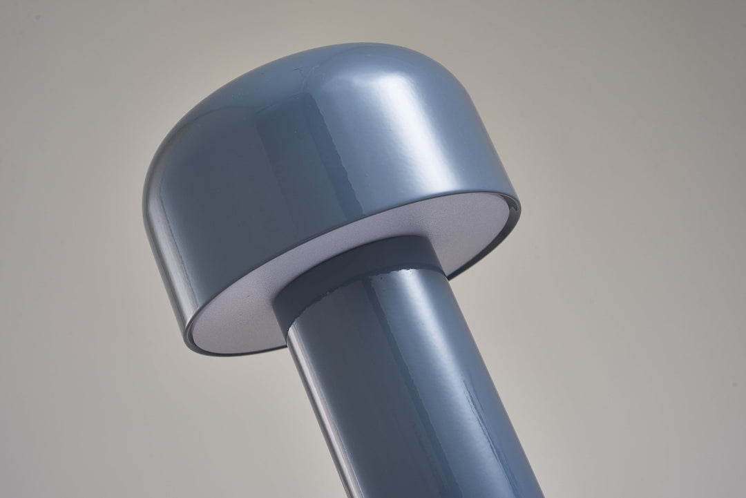 Lampe de table champignon sans fil, design italien