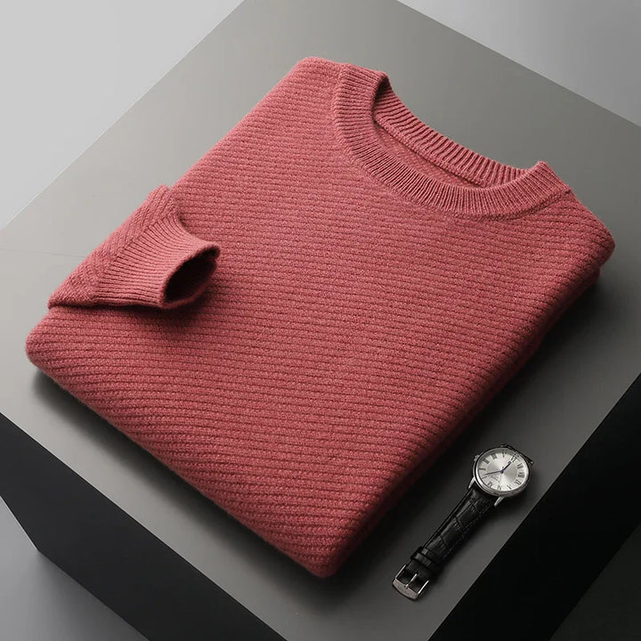 Pull en tricot confortable, mélange de laine douce