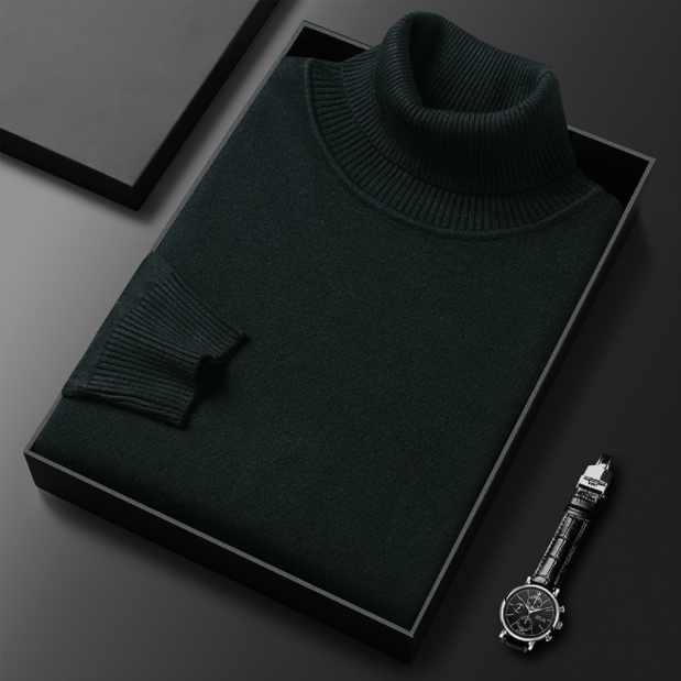 Men's Soft Turtleneck Sweater | Stylish Comfort