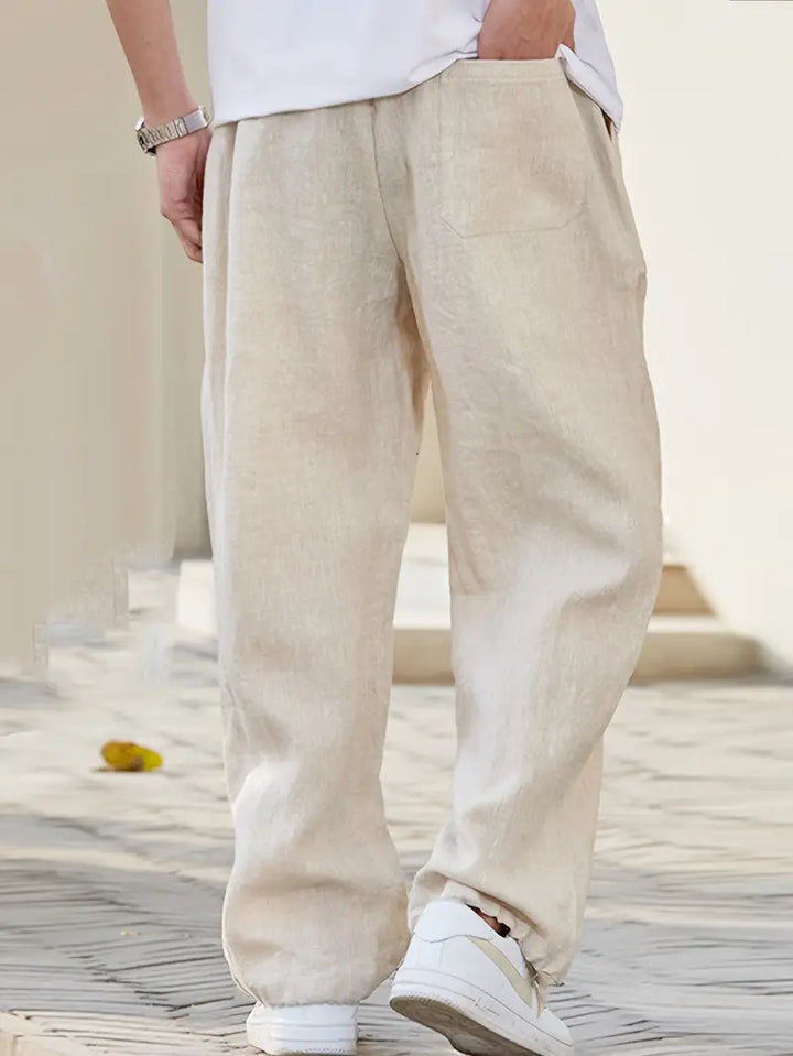 Pantalon Homme Large Respirant | Confort Décontracté