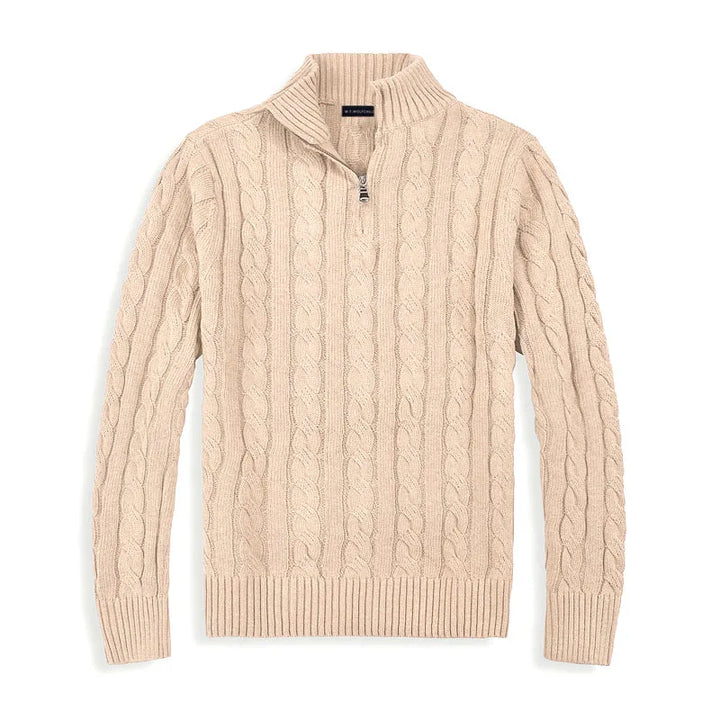 Pull Demi-Zip Raffiné Pour Hommes | Coupe Ajustée