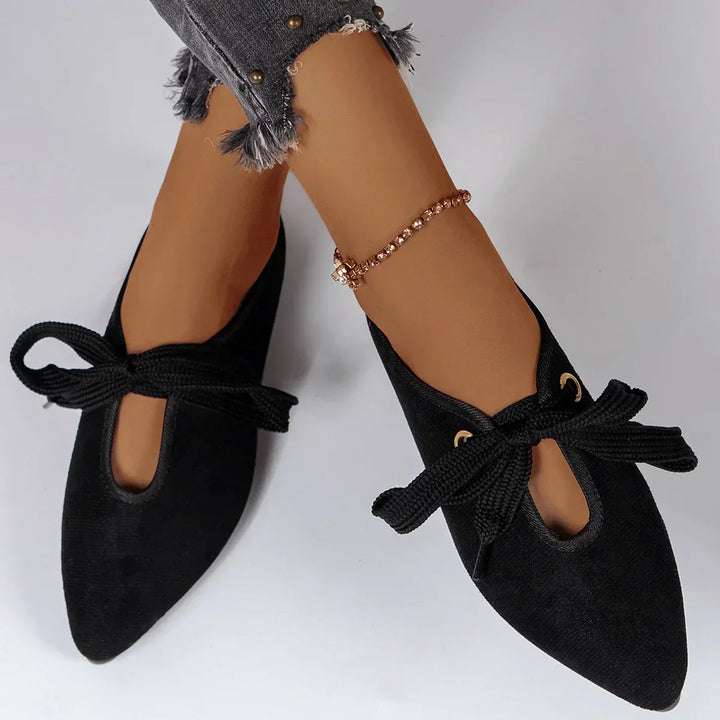 Ballerines élégantes en daim pour femme | Chics et confortables