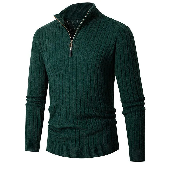 Pull Demi-Zippé Pour Hommes | Coupe Raffinée