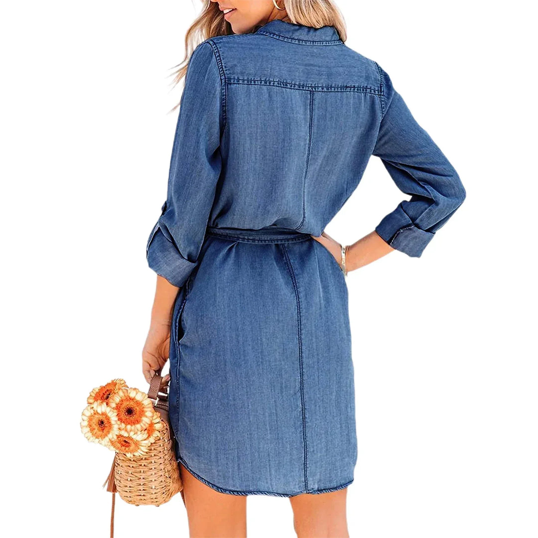 Geneve | Robe en jean décontractée