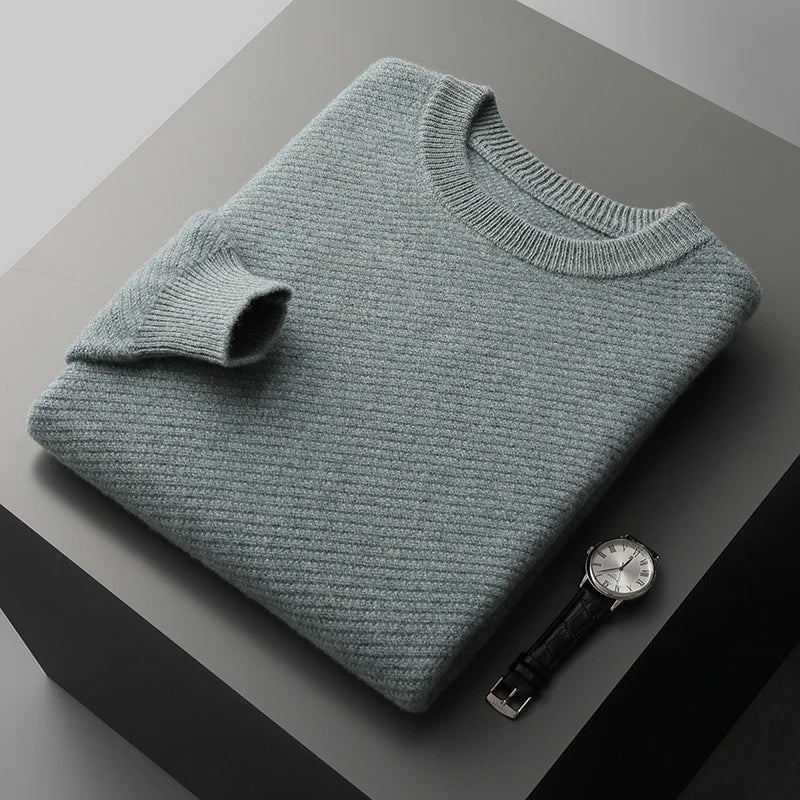 Pull en tricot confortable, mélange de laine douce