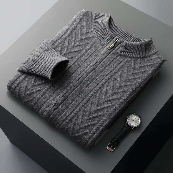 Pull en tricot à manches longues, design élégant