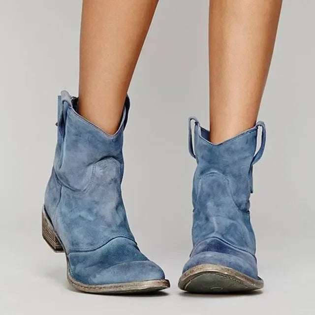 Bottines de cowboy, design élégant