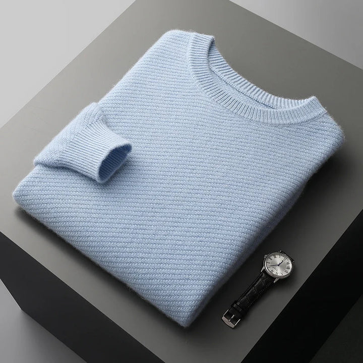 Pull en tricot confortable, mélange de laine douce