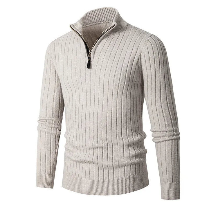 Pull Demi-Zippé Pour Hommes | Coupe Raffinée