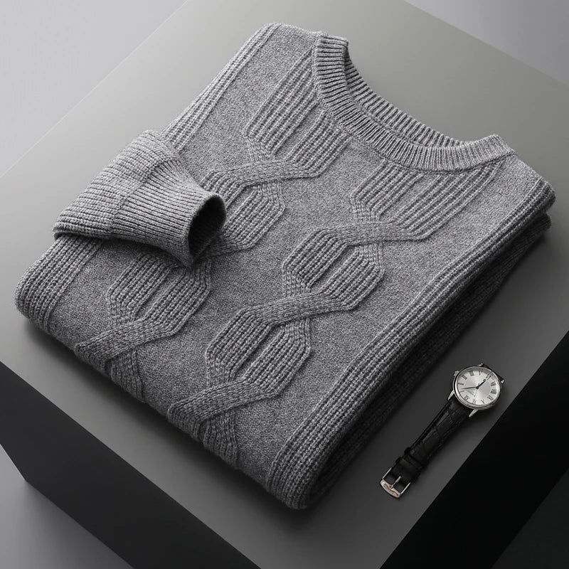 Pull en tricot luxueux, doux au toucher