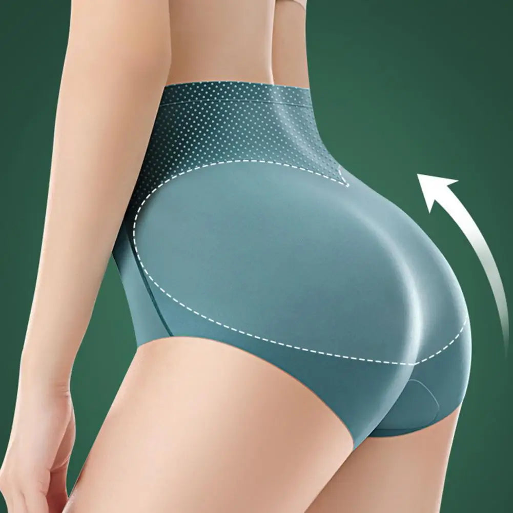 Culottes taille haute en soie glacée, gainantes et sculptantes