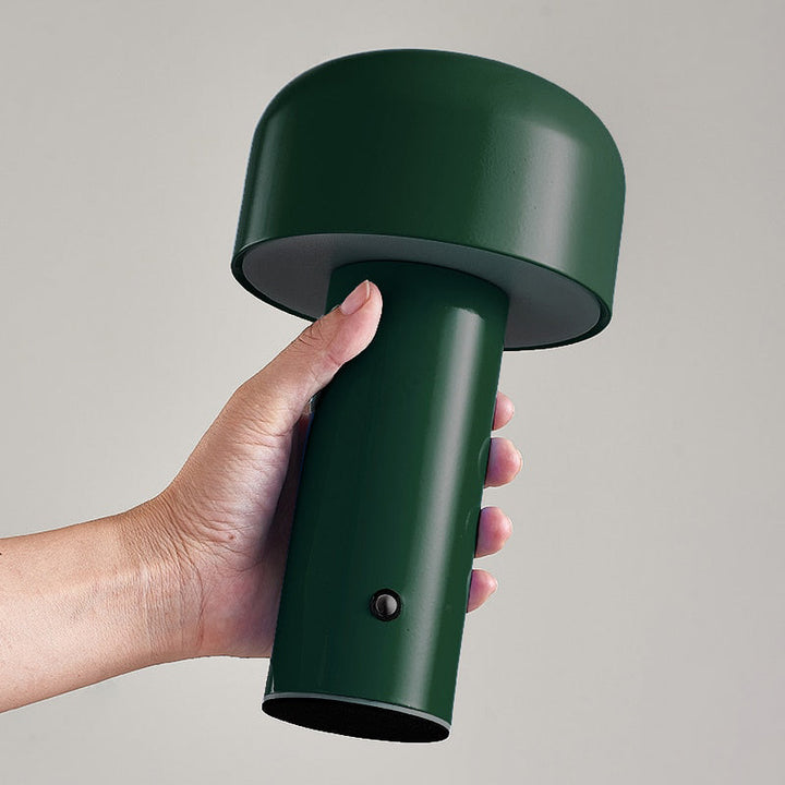Lampe de table champignon sans fil, design italien