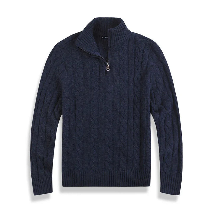 Pull Demi-Zip Raffiné Pour Hommes | Coupe Ajustée