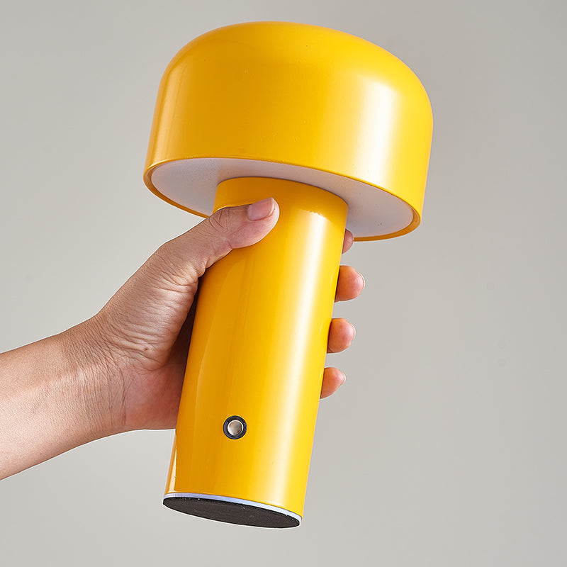 Lampe de table champignon sans fil, design italien