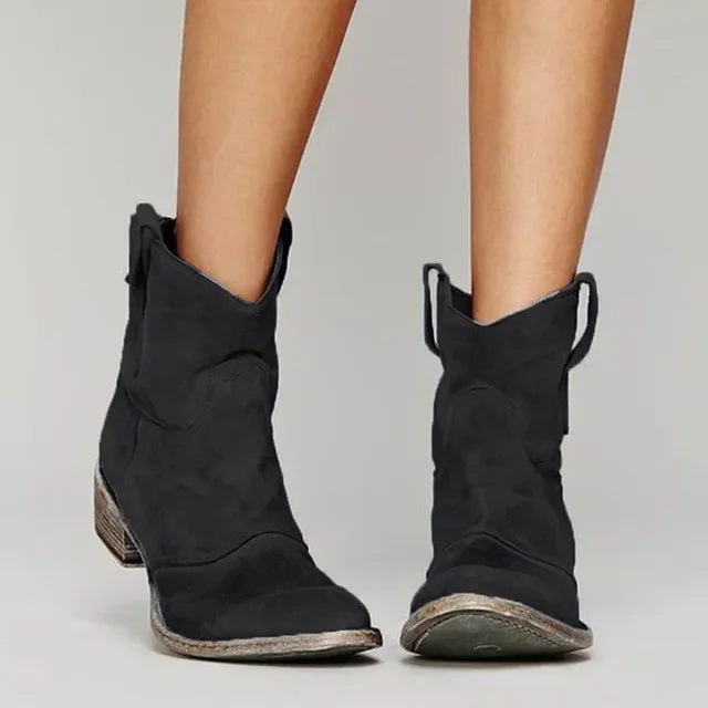 Bottines de cowboy, design élégant