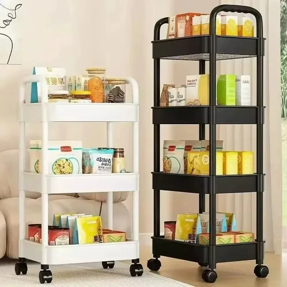 Rolling Storage Cart (3–5 Tier) | Kitchen, Bathroom & Laundry Organizer