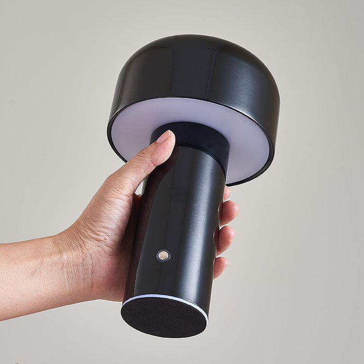 Lampe de table champignon sans fil, design italien