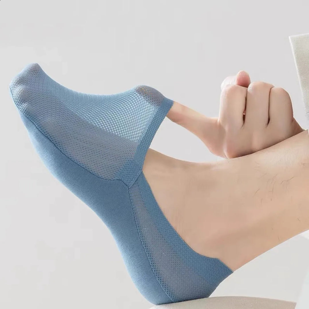 **6 PAIRES** - Chaussettes Invisibles Respirantes Antidérapantes