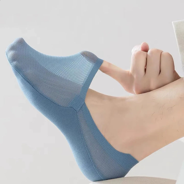 **6 PAIRES** - Chaussettes Invisibles Respirantes Antidérapantes