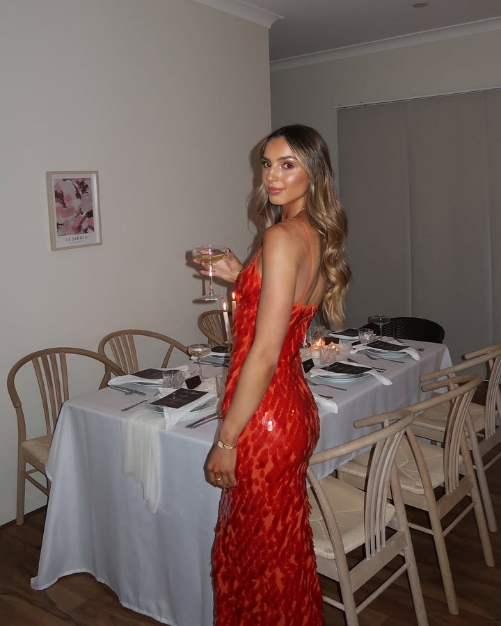 Robe Maxi à Paillettes Éblouissantes pour Femmes