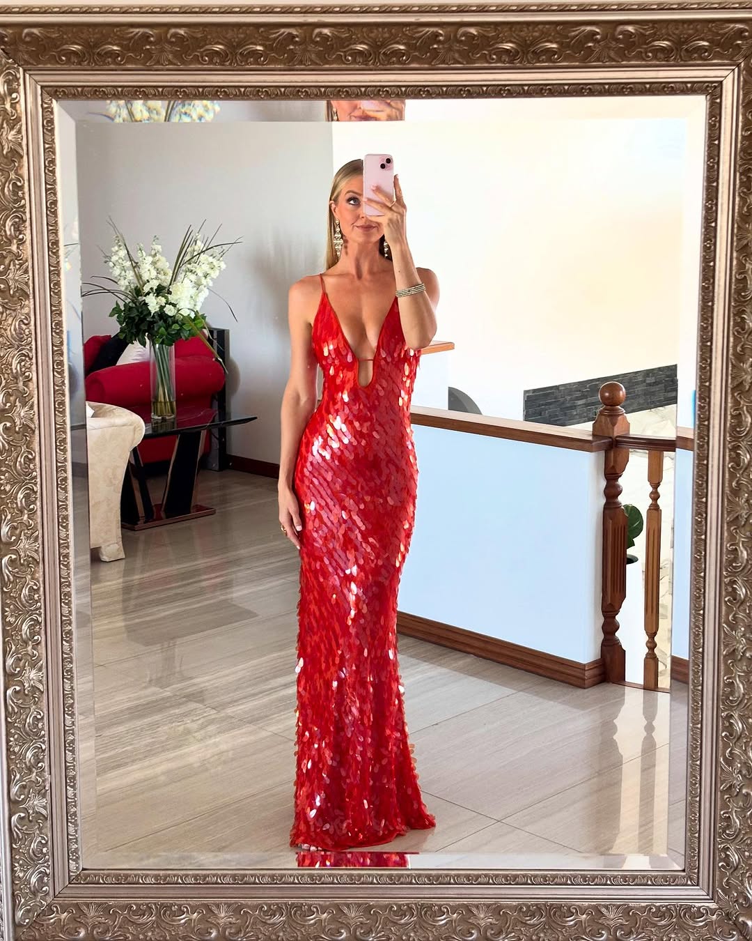 Robe Maxi à Paillettes Éblouissantes pour Femmes