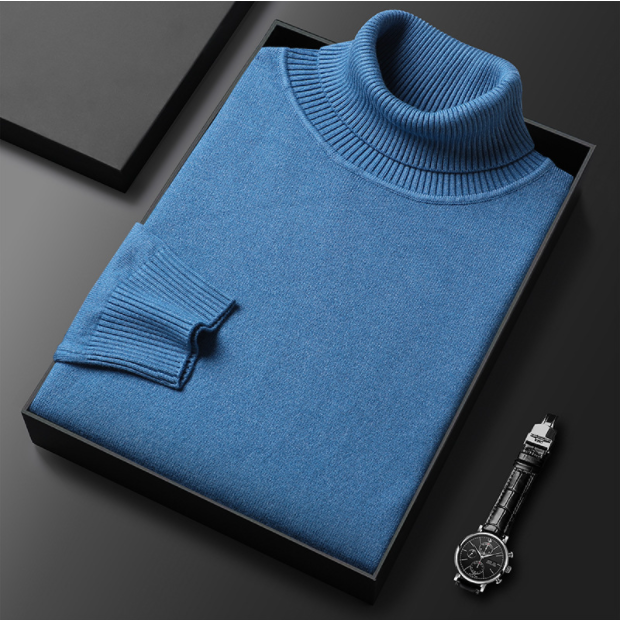Men's Soft Turtleneck Sweater | Stylish Comfort