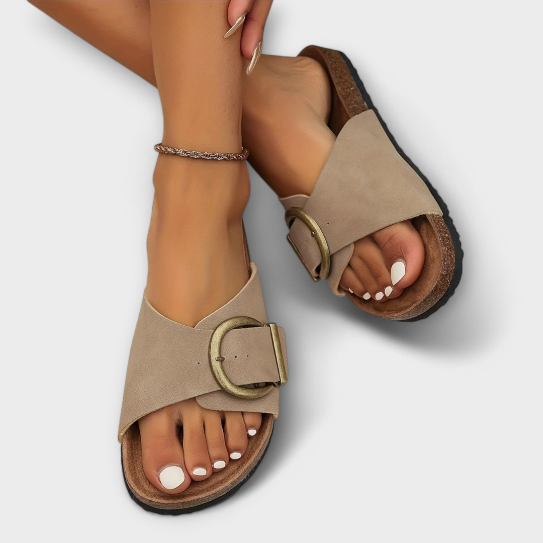 Sandales Femme en Liège | Brides Réglables & Confort Léger