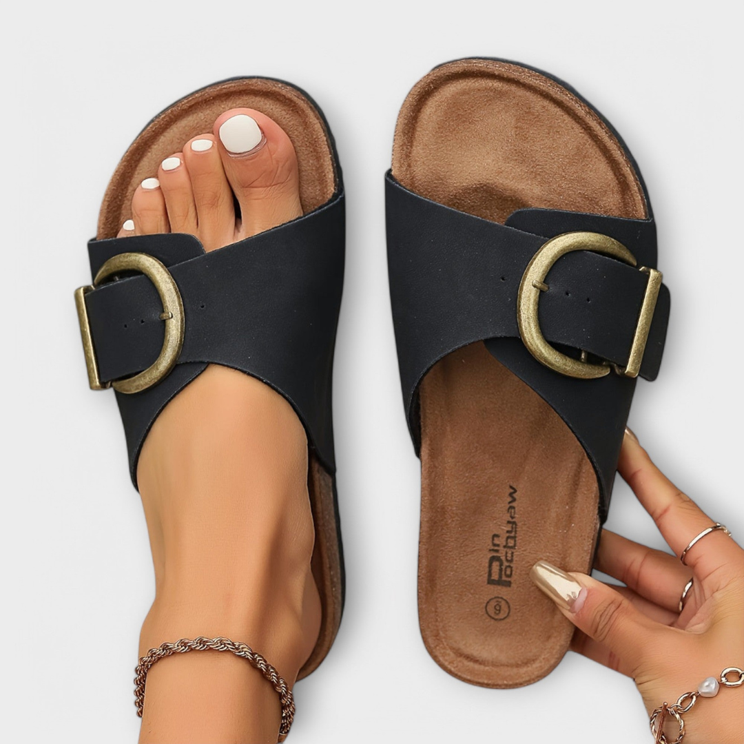 Sandales Femme en Liège | Brides Réglables & Confort Léger