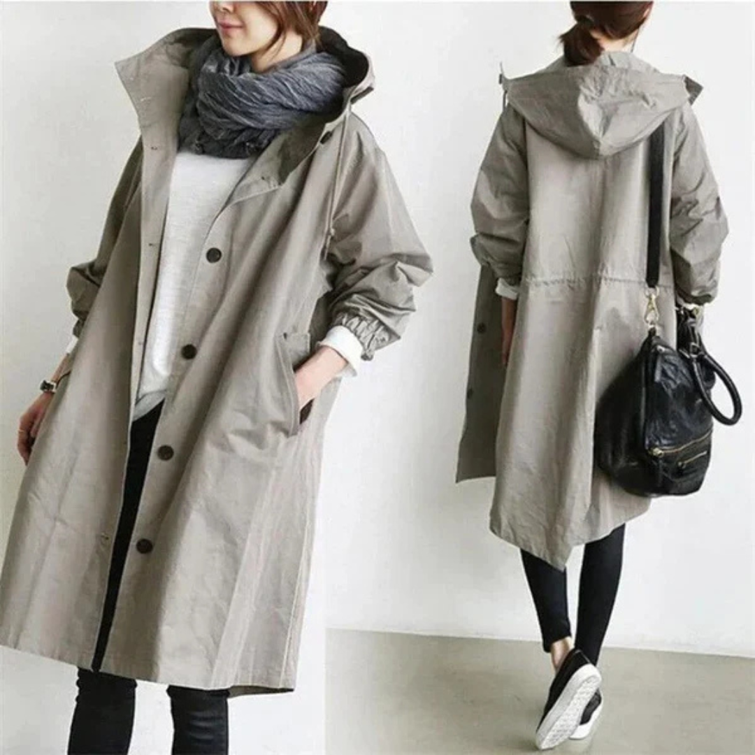Imperméable Femme Élégant | Coupe-Vent & Résistant à l’Eau
