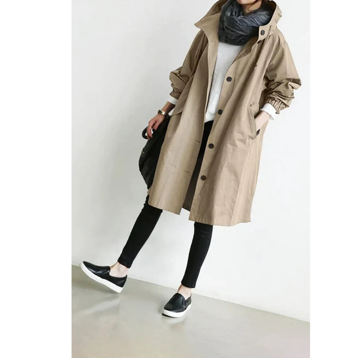 Imperméable Femme Élégant | Coupe-Vent & Résistant à l’Eau