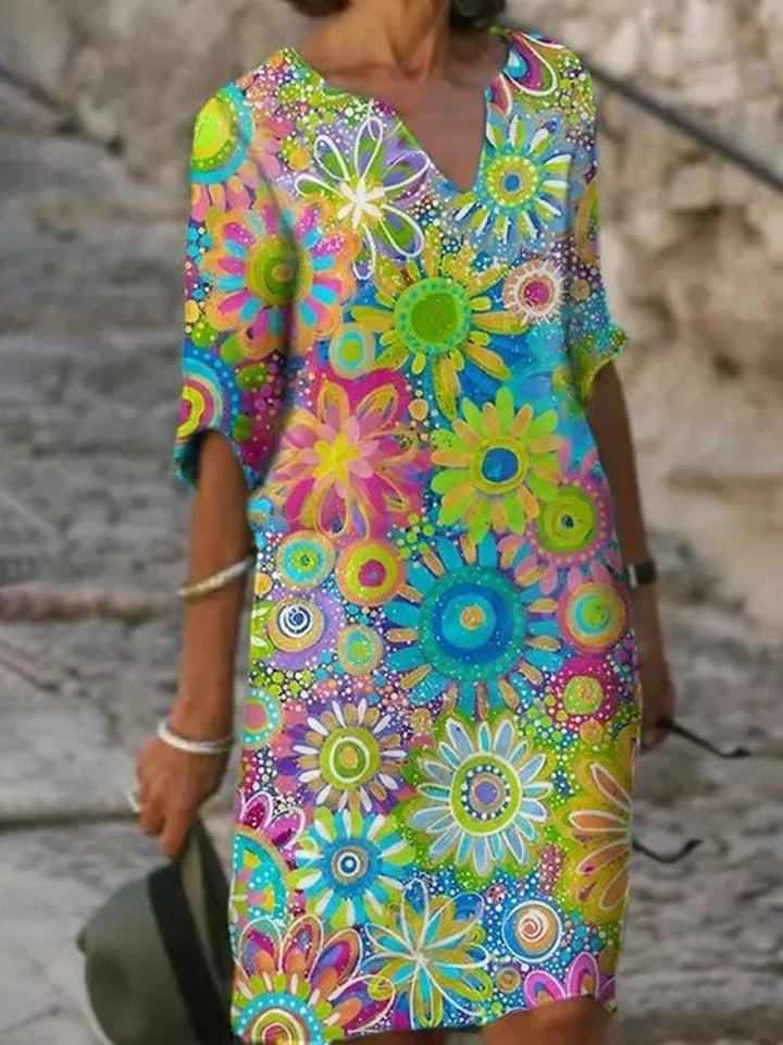 Women's Floral Elegant Dress | Floral