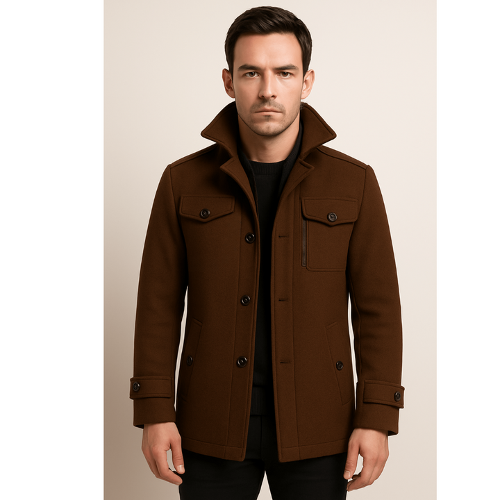 Manteau d’Hiver Structuré Xander | Élégant & Intemporel