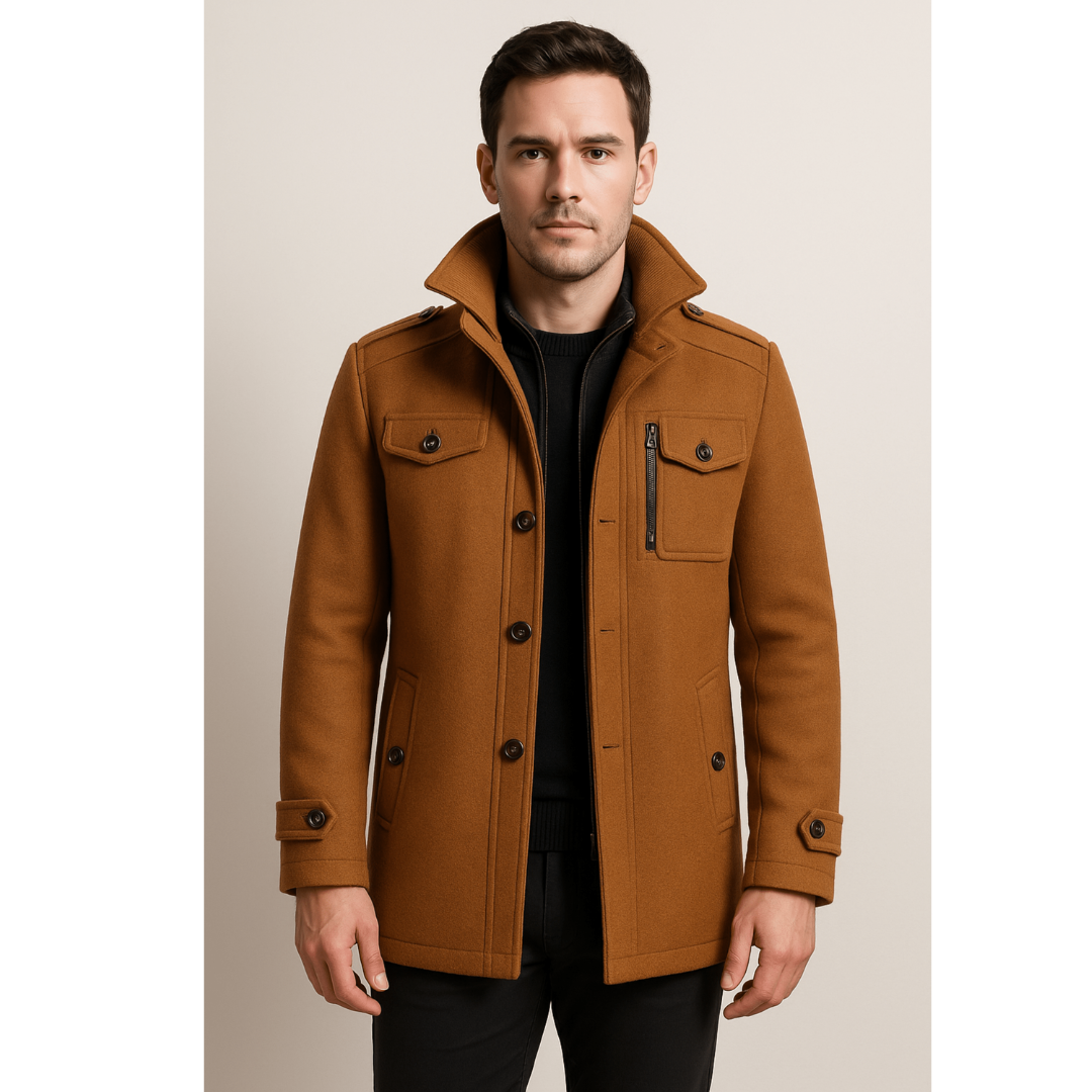 Manteau d’Hiver Structuré Xander | Élégant & Intemporel