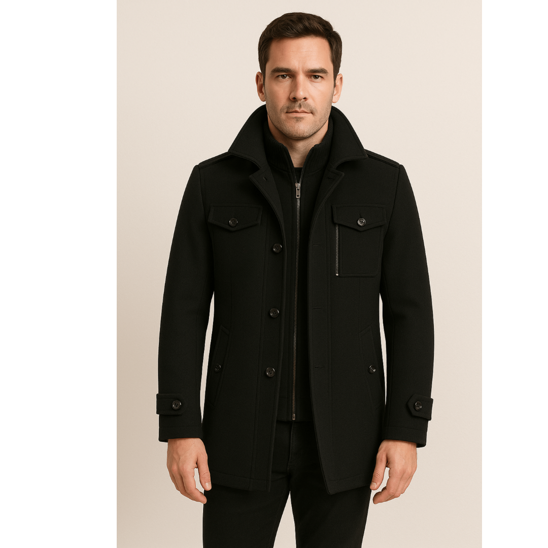 Manteau d’Hiver Structuré Xander | Élégant & Intemporel