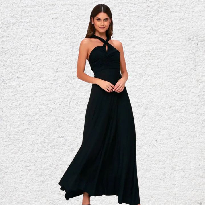 Robe Longue Femme Polyvalente | Élégante & Sans Manches