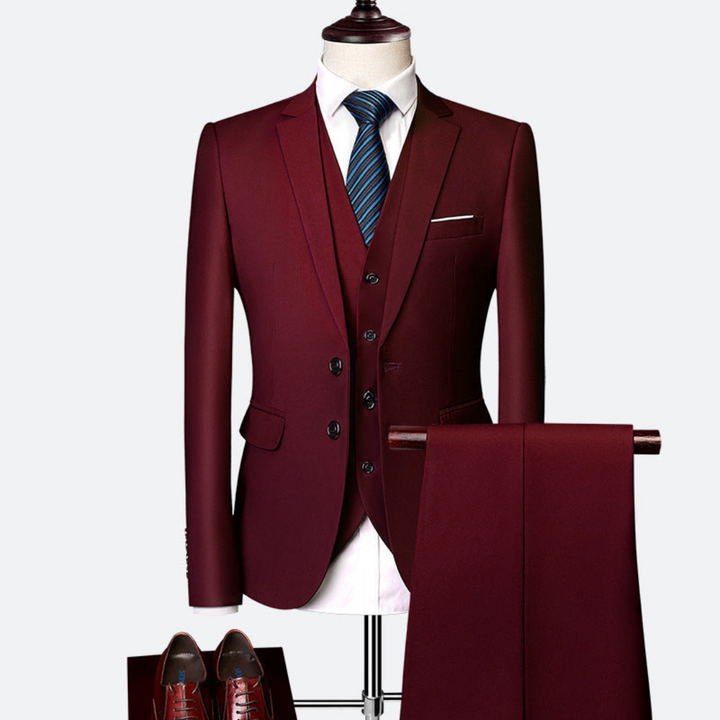 Ensemble Costume Homme 3 Pièces Été | Coupe Slim